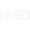 Ekena Millwork Set of Four Panels for 94 1/2"W x 24 1/4"H Fraser Fretwork Wainscot Wall Paneling WPKP12X01X47FSR - alternate 5